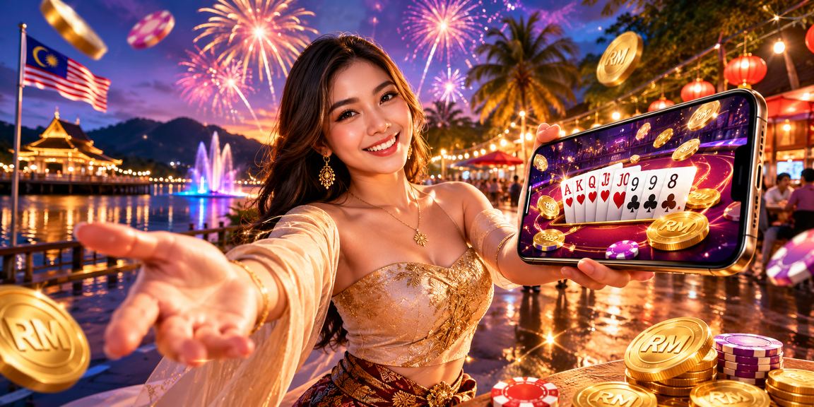 Pemain Malaysia bermain permainan kad termasuk poker secara santai