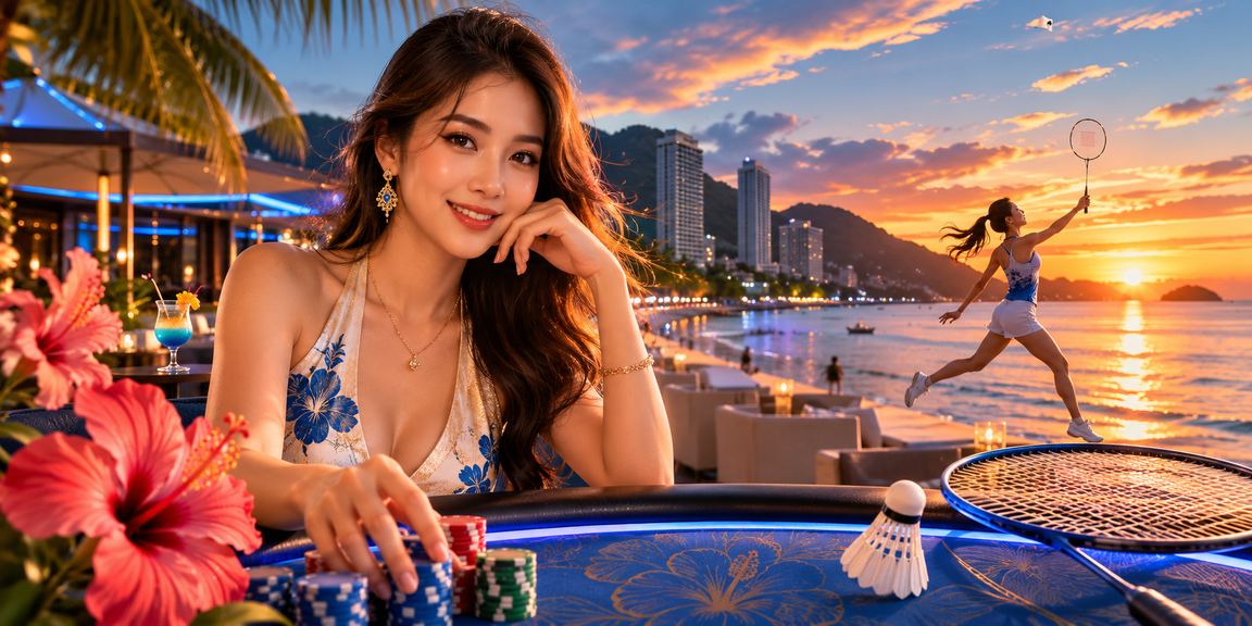 Suasana meja poker kasino premium di Pulau Pinang dengan pemain serius